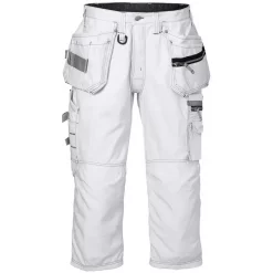 Kansas Gen Y 3/4-Handwerkerhose, Weiß, Herren, Weiß