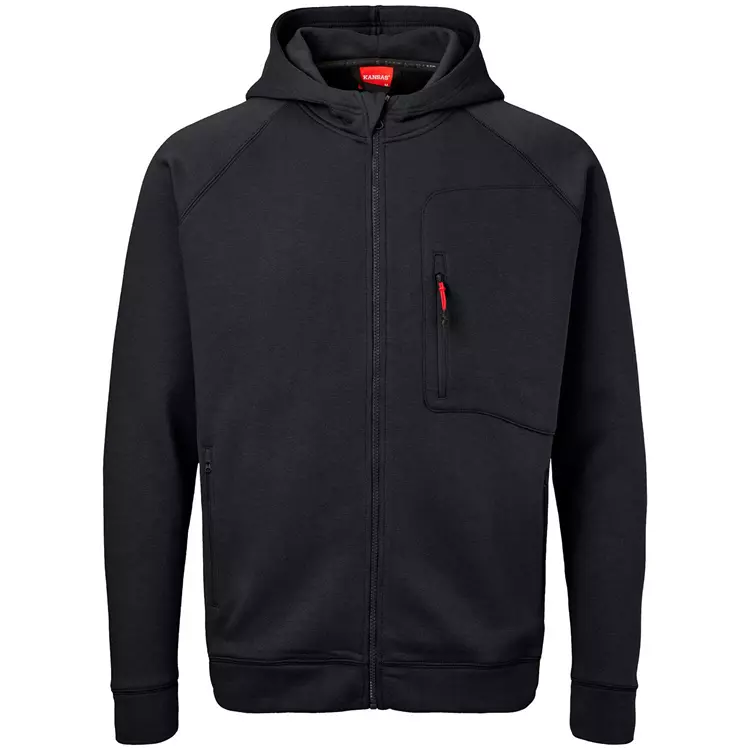 Kansas Icon X Kapuzenpullover Mit Reißverschluss, Dunkelgrau, Herren 4 Kansas Icon X Kapuzenpullover Mit Reißverschluss, Dunkelgrau, Herren – Bild 2