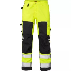 Kansas Arbeitshose, Hi-vis Gelb/Schwarz, Herren