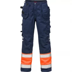 Kansas Handwerkerhose, Hi-vis Orange/Marine, Herren