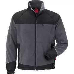 Kansas Verkäufe 30 2. Sortierung Kansas Airtech® Fleecejacke 4411, Grau/Schwarz, Herren