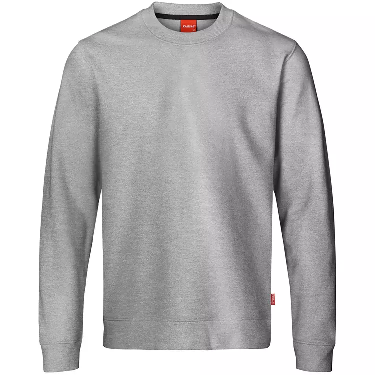 Kansas Apparel Sweatshirt, Anthrazit, Herren 6 Kansas Apparel Sweatshirt, Anthrazit, Herren – Bild 4