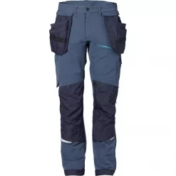 Kansas Evolve Handwerkerhose Full Stretch, Weiß, Herren, Weiß