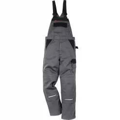 Kansas Icon Arbeitslatzhose, Grau/Schwarz, Herren