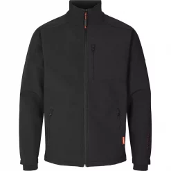 Kansas Apparel Basic Softshelljacke, Schwarz, Herren -Kansas Verkäufe 117735 10 1