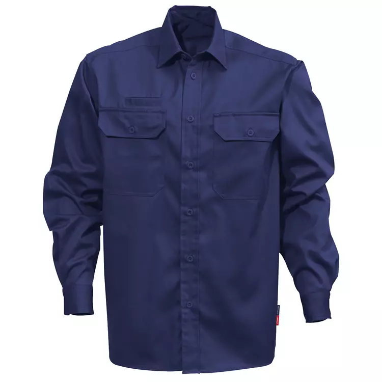 Kansas Arbeitshemd, Königsblau, Herren, Rot 6 Kansas Arbeitshemd, Königsblau, Herren, Rot – Bild 4