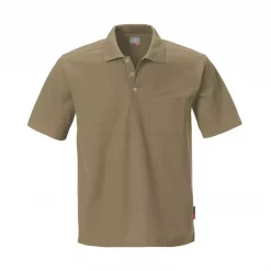 Kansas Kurzärmeliges Poloshirt, Weiß, Herren, Khaki -Kansas Verkäufe 873 10
